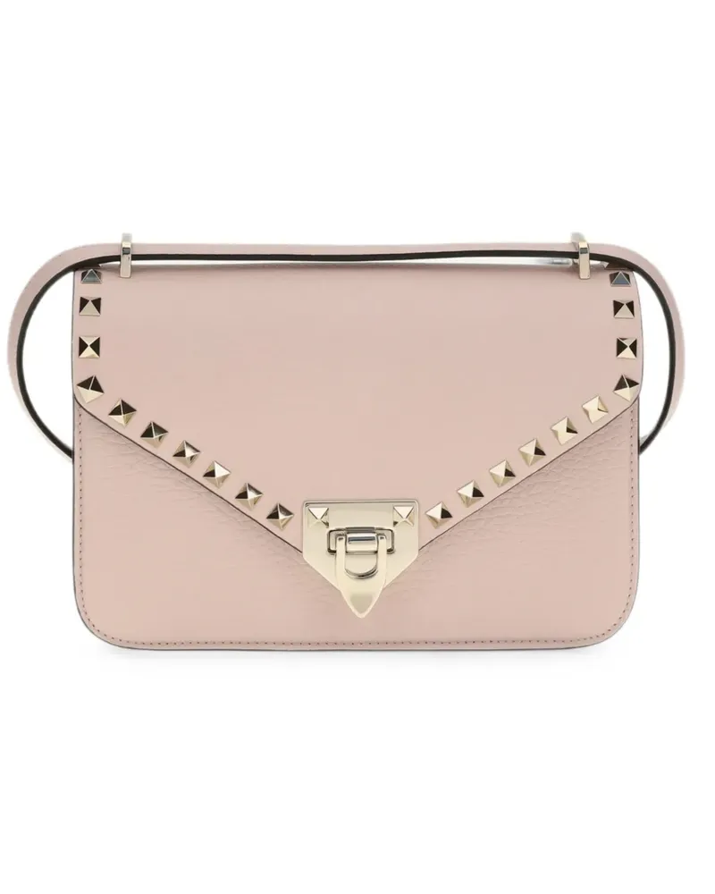 Valentino Garavani mini Rockstud leather shoulder bag - Rosa Rosa