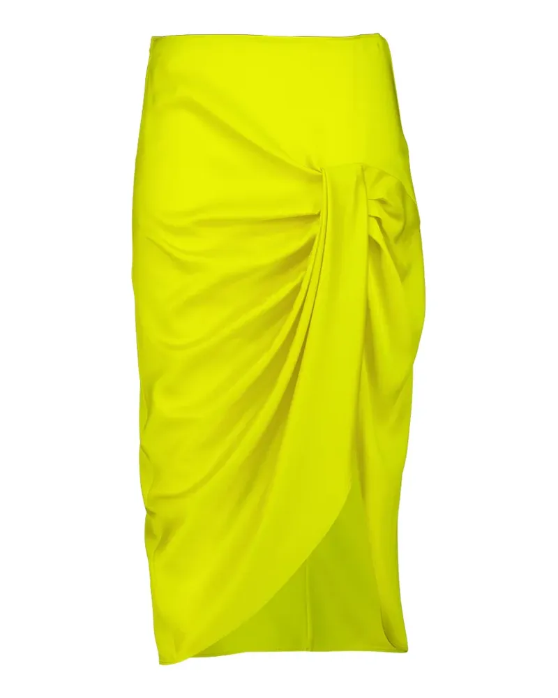 Stella McCartney draped midi skirt - Gelb Gelb