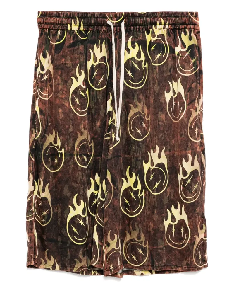 Stain Shade Gemusterte Shorts - Braun Braun