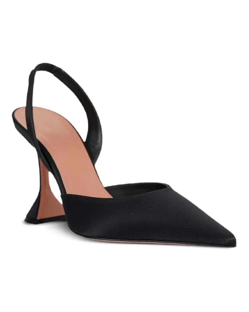 Amina Muaddi Holli Slingback-Pumps - Schwarz Schwarz
