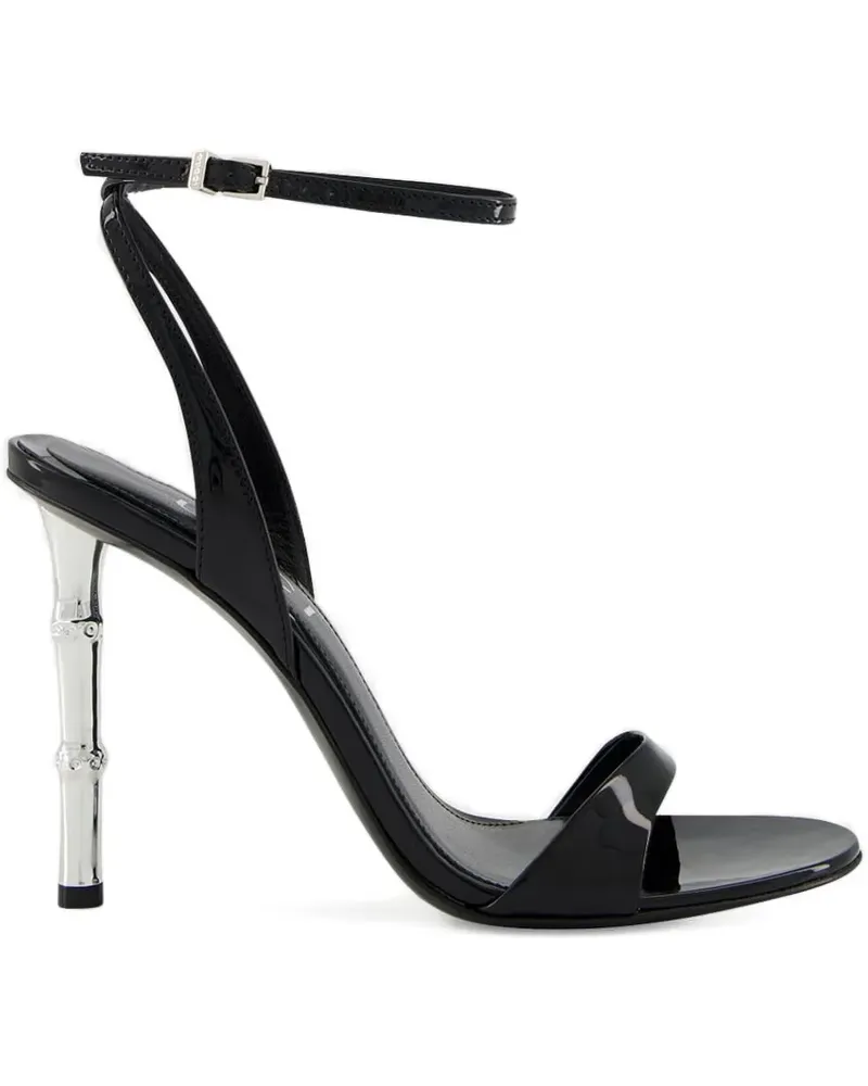 Gucci Sandalen mit Bambus-Effekt 95mm - Schwarz Schwarz