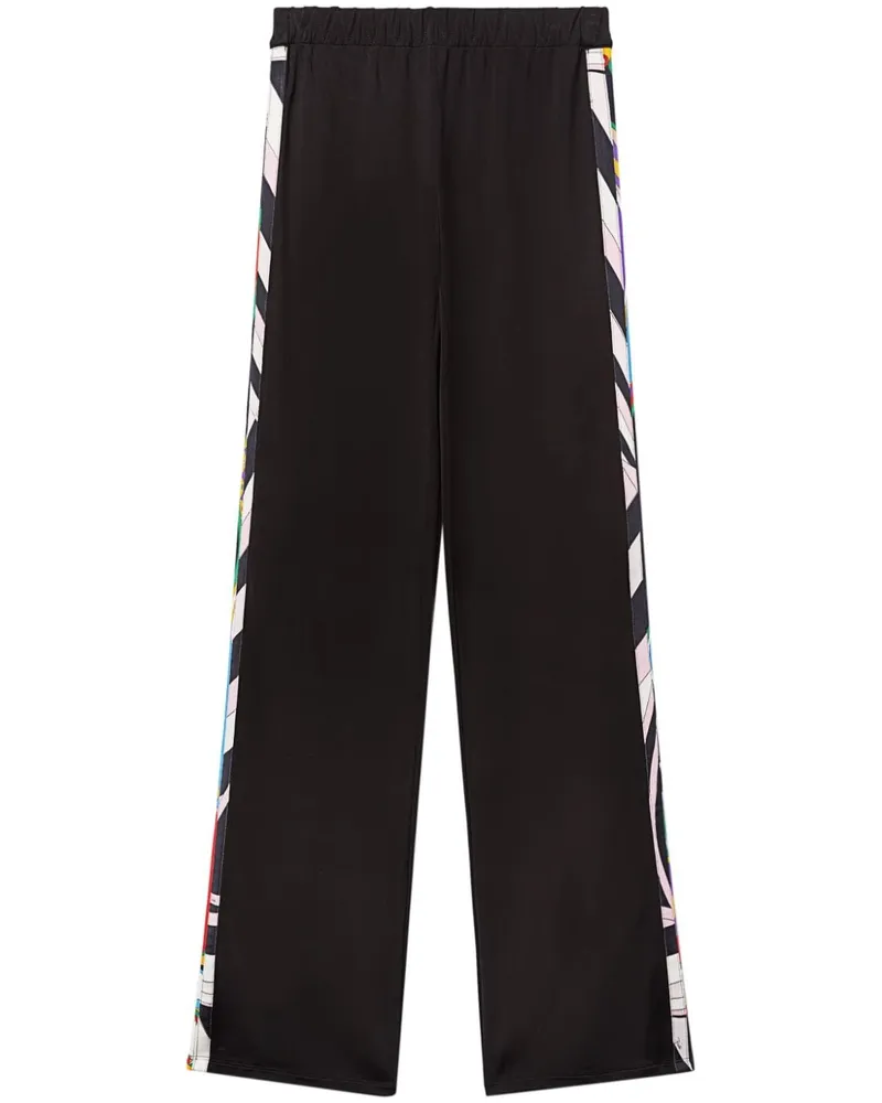 Emilio Pucci Hose mit abstraktem Print - Schwarz Schwarz