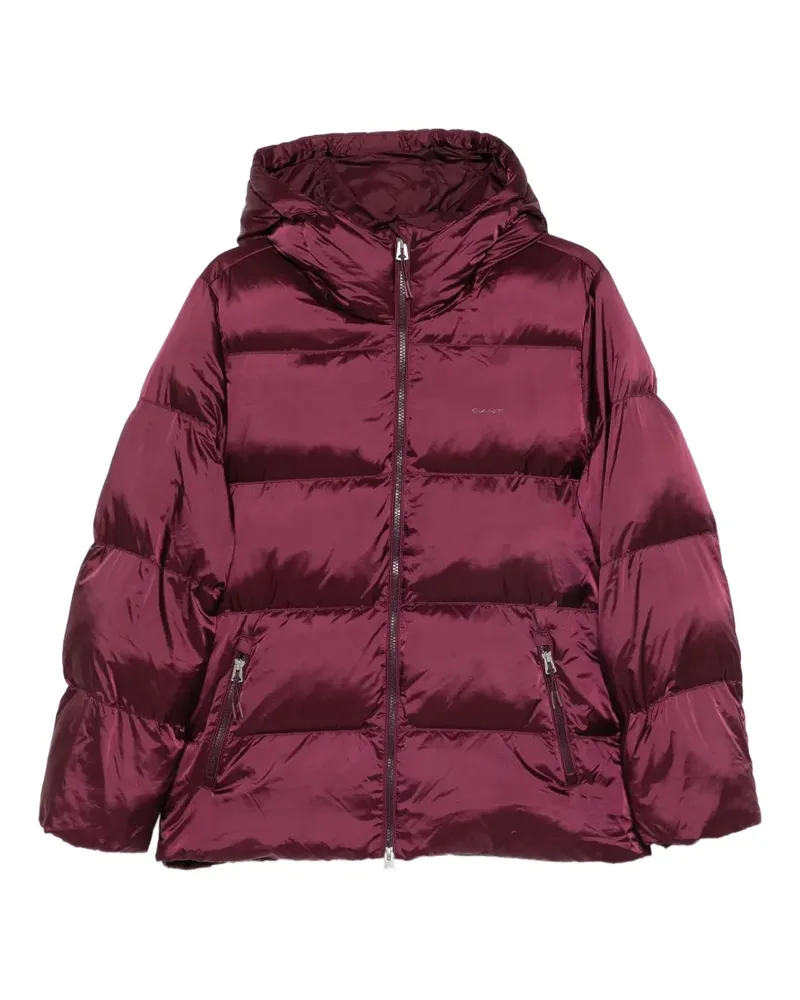 Gant padded hooded jacket - Rot Rot