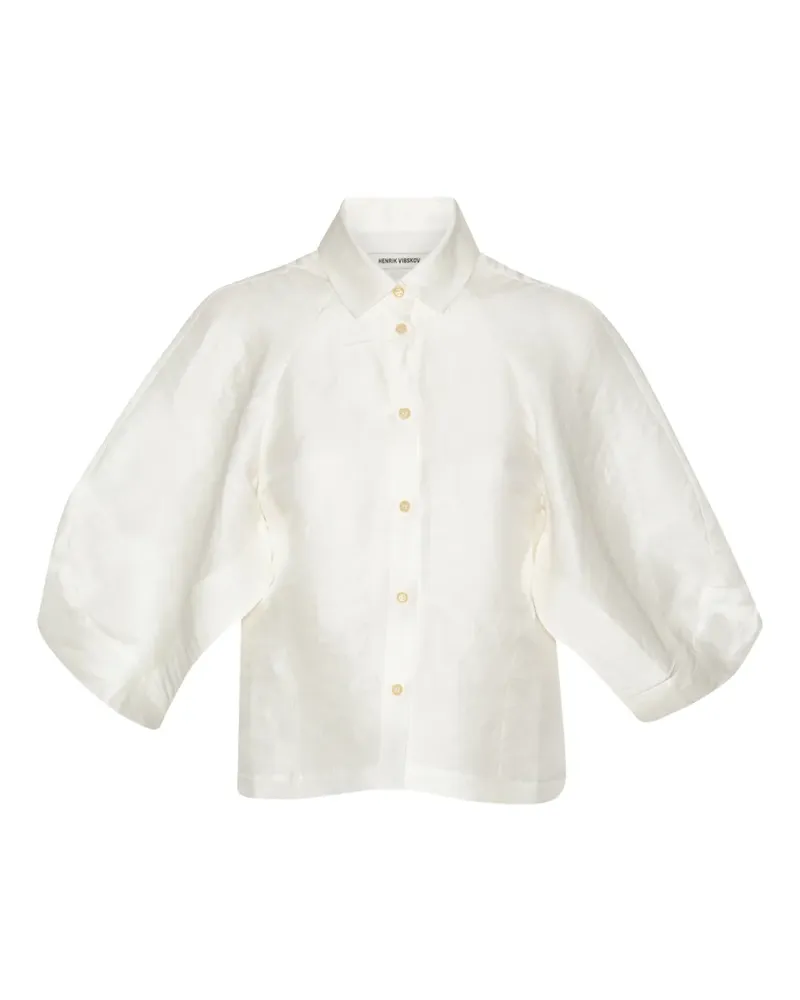 Henrik Vibskov balloon-sleeve shirt - Weiß Weiß