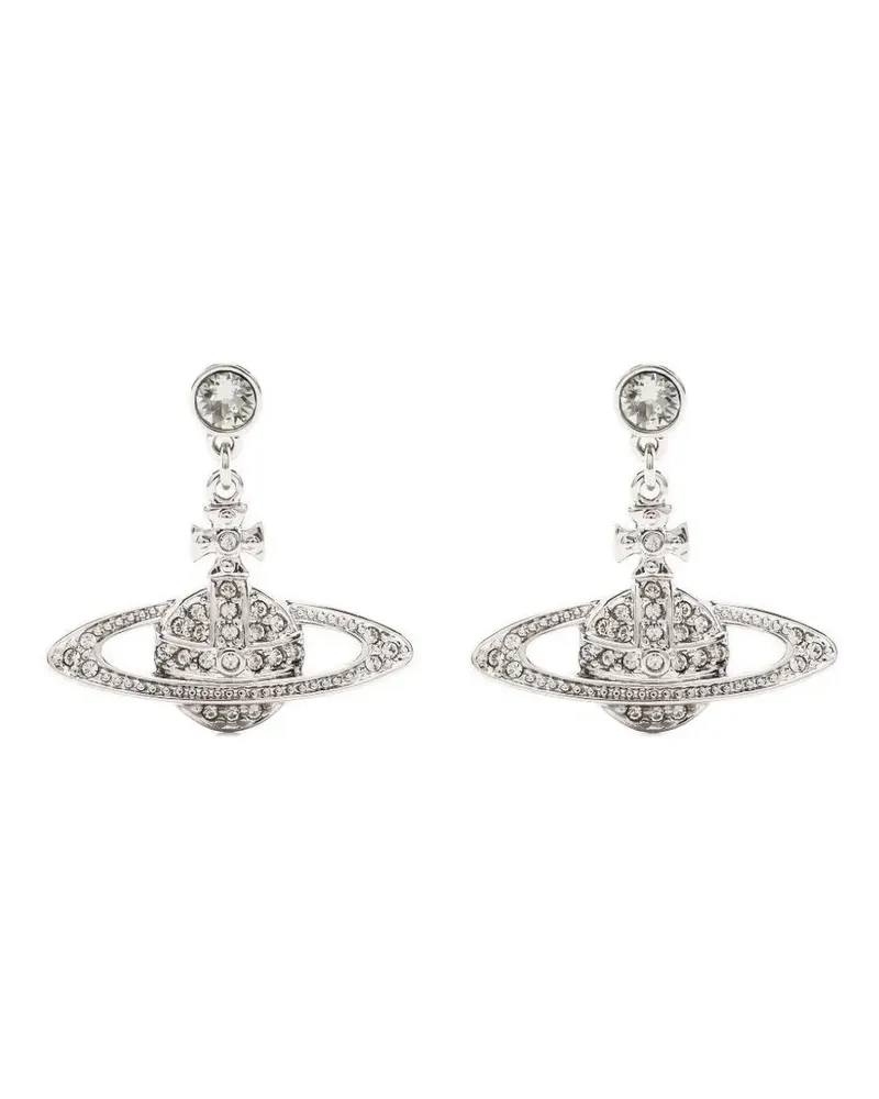 Vivienne Westwood Mini Bas Ohrringe aus Messing - Silber Silber