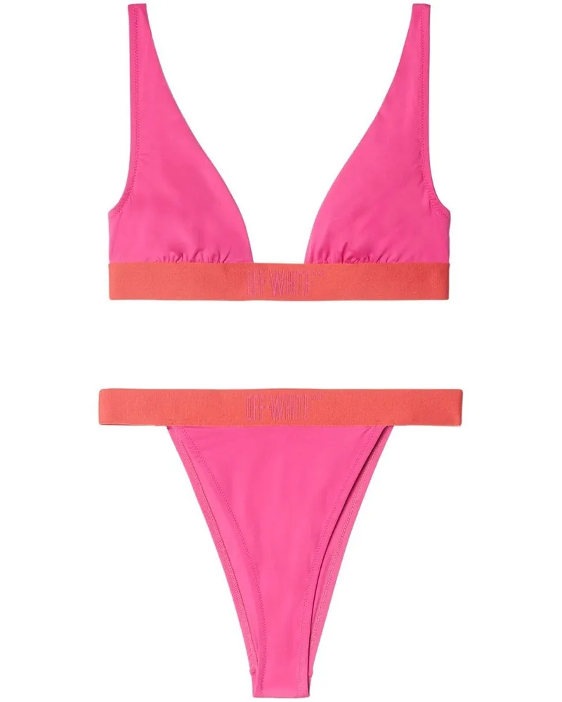 OFF-WHITE Condensed Bikini - Rosa Rosa
