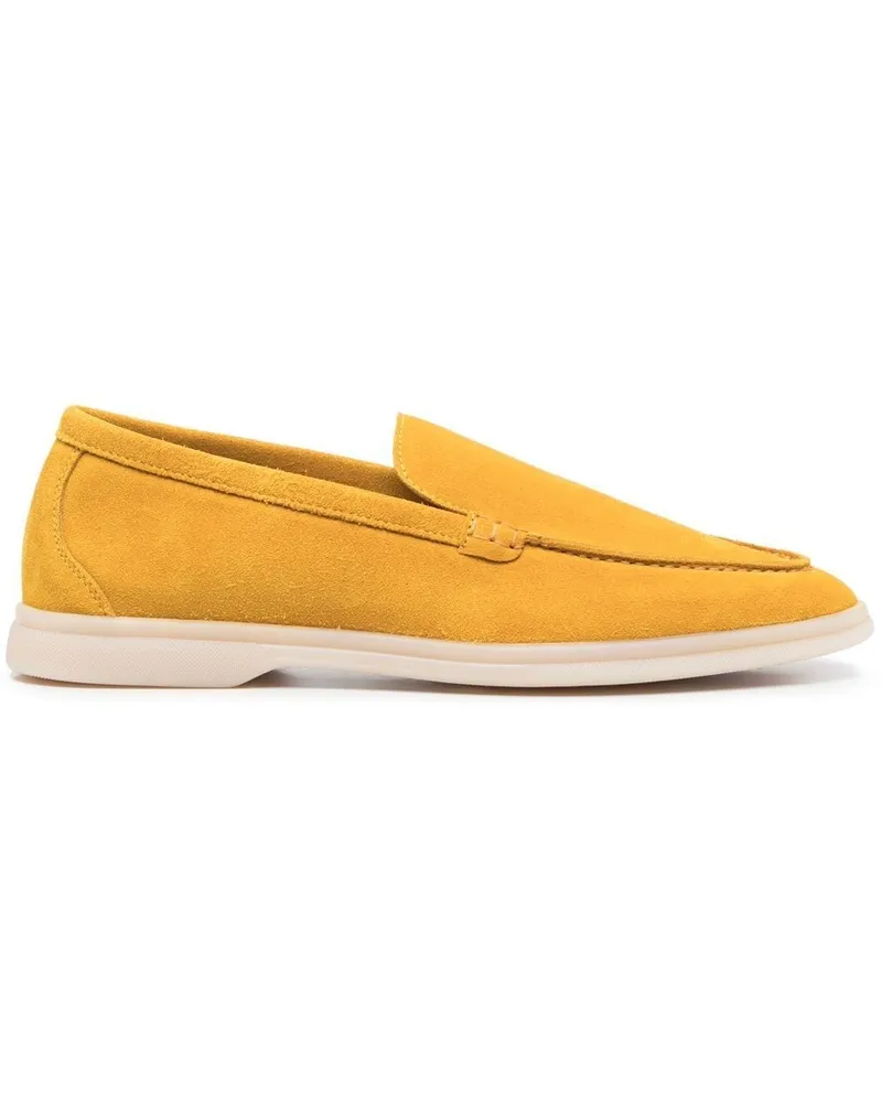 Scarosso Loafer aus Wildleder - Gelb Gelb