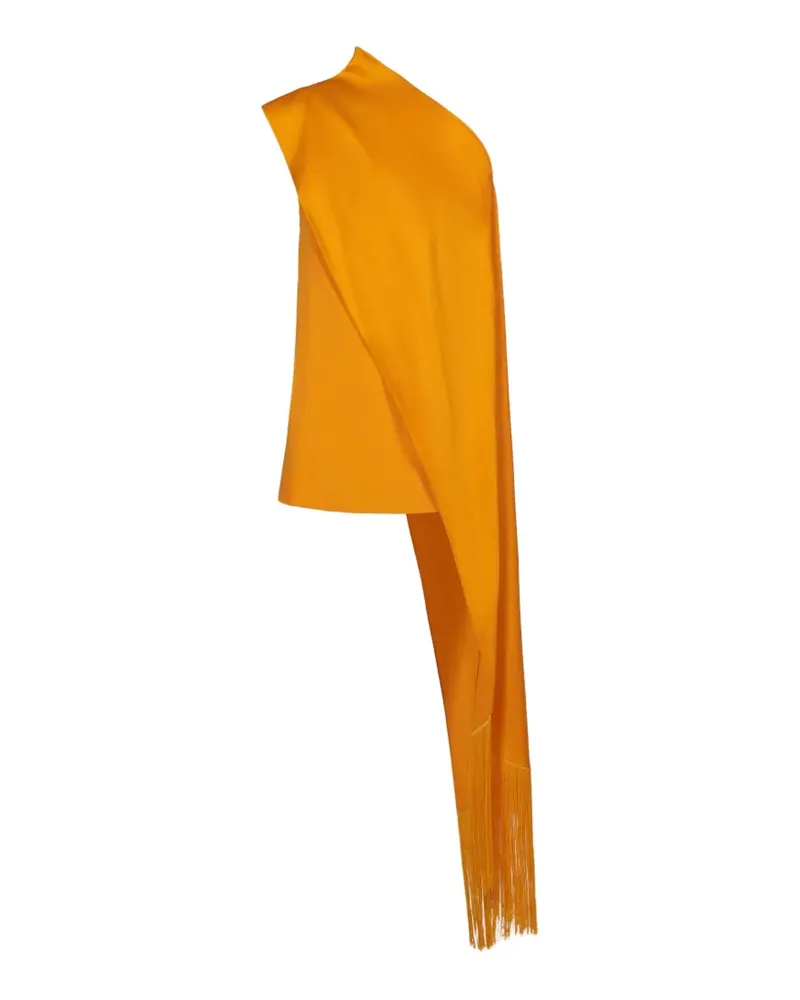 Taller Marmo Mini Berenson Kleid mit Fransen - Orange Orange