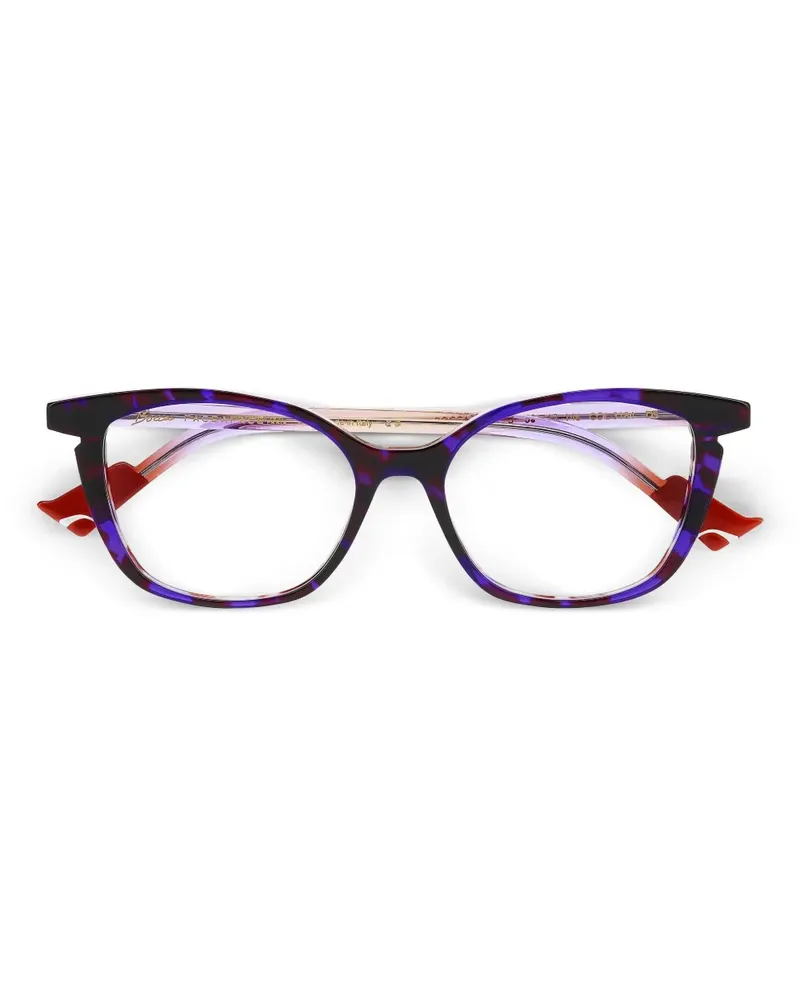 Face à Face Brille mit eckigem Gestell - Violett Violett