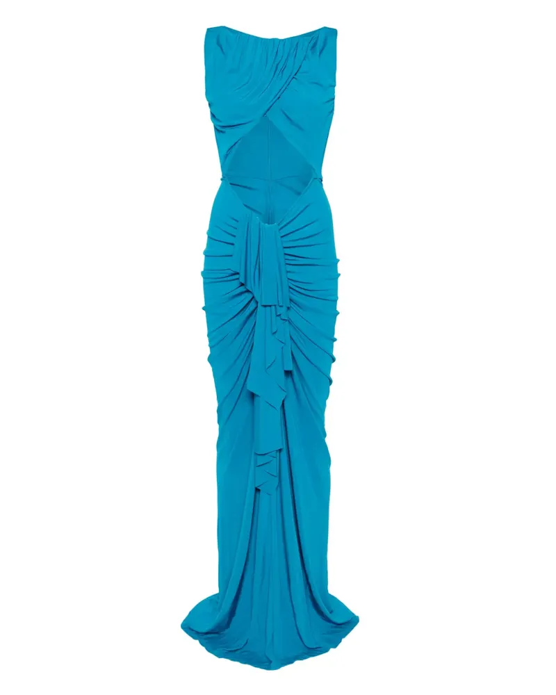 Christopher Esber Drapiertes Abendkleid - Blau Blau