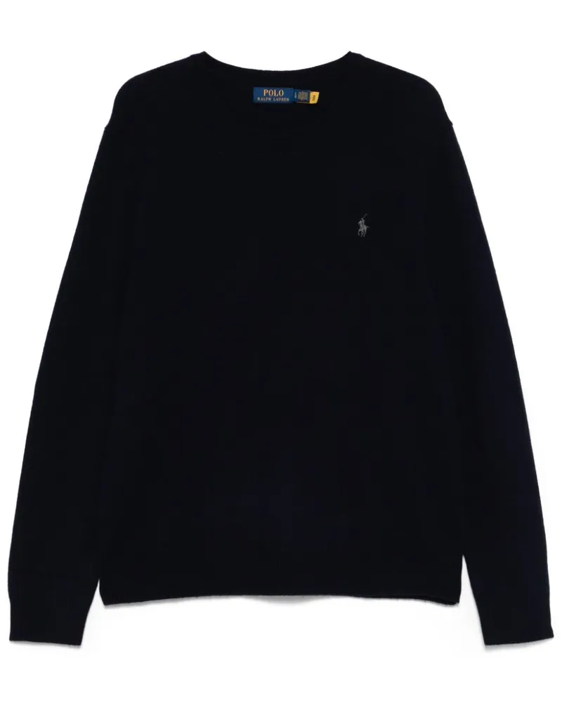 Ralph Lauren Pullover mit Polo Pony-Stickerei - Blau Blau