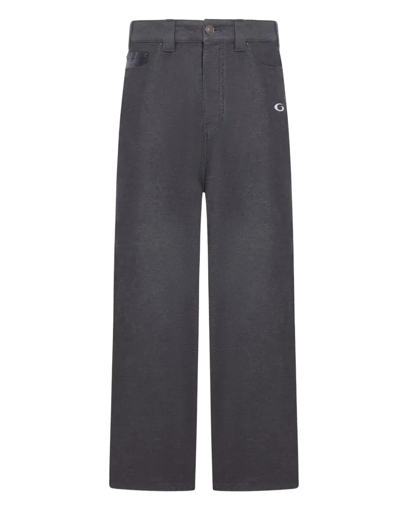 Balenciaga Baggy Trompe oeil-Jeans mit lockerem Schnitt - Grau Grau