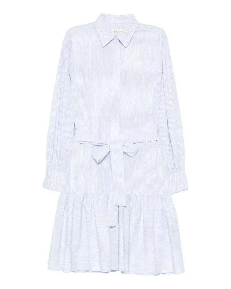 Gant Gestreiftes Minikleid - Weiß Weiß