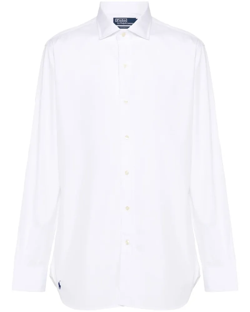 Ralph Lauren Popeline-Hemd - Weiß Weiß