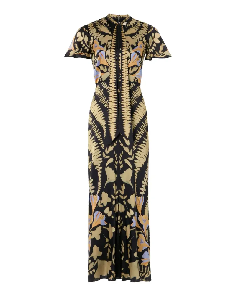 Temperley London Ivy silk dress - Schwarz Schwarz