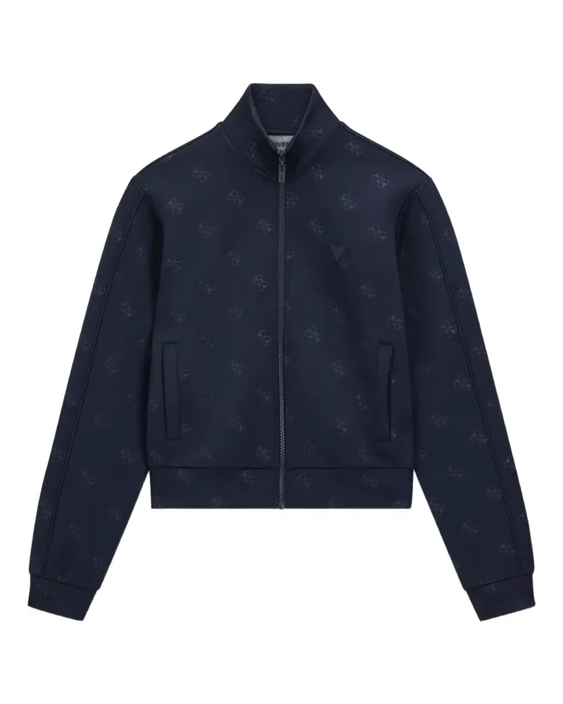 Guess 4G Pullover mit Logo-Muster - Blau Blau