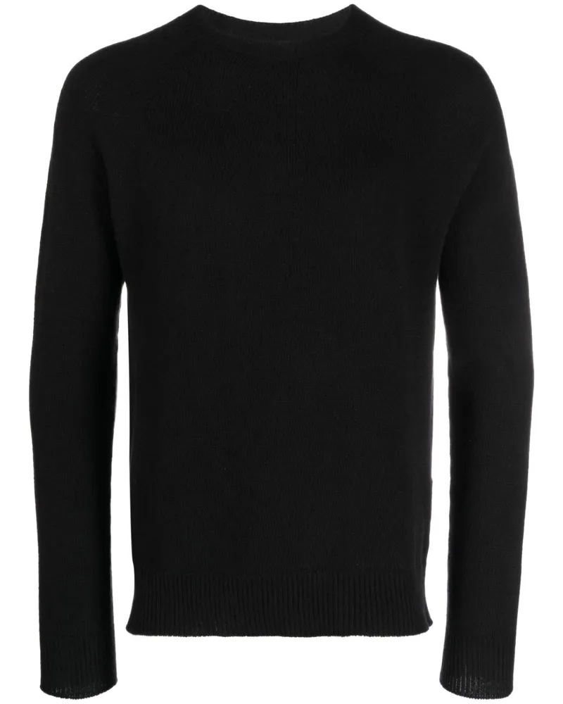 Jil Sander Pullover mit rundem Ausschnitt - Schwarz Schwarz