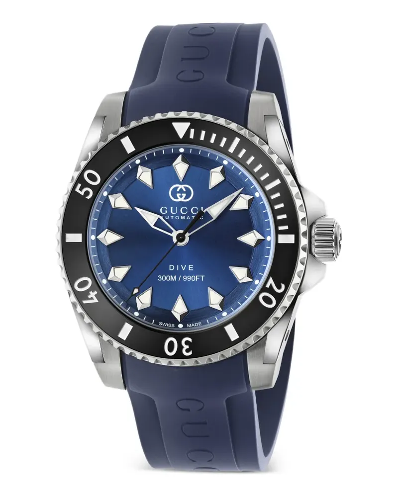 Gucci stainless steel 40mm watch - Blau Blau