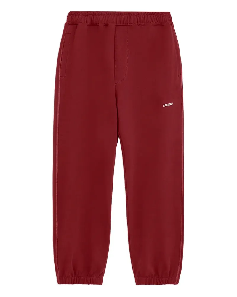 BARROW Jogginghose mit Logo - Rot Rot