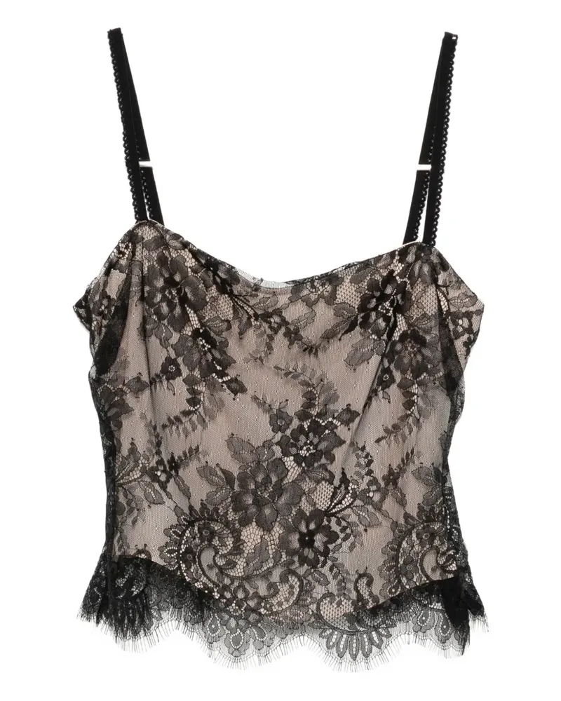 Reformation Tessi top - Schwarz Schwarz