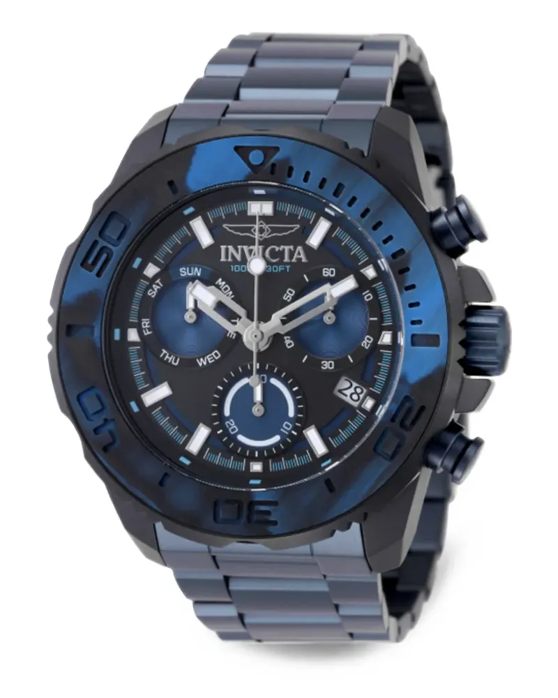 Invicta 48mm Carbon Hawk Armbanduhr - Blau Blau