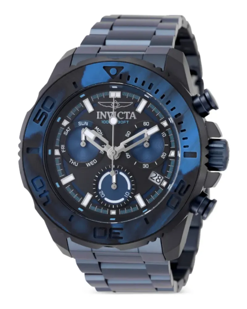 Invicta 48mm Carbon Hawk Armbanduhr - Blau Blau