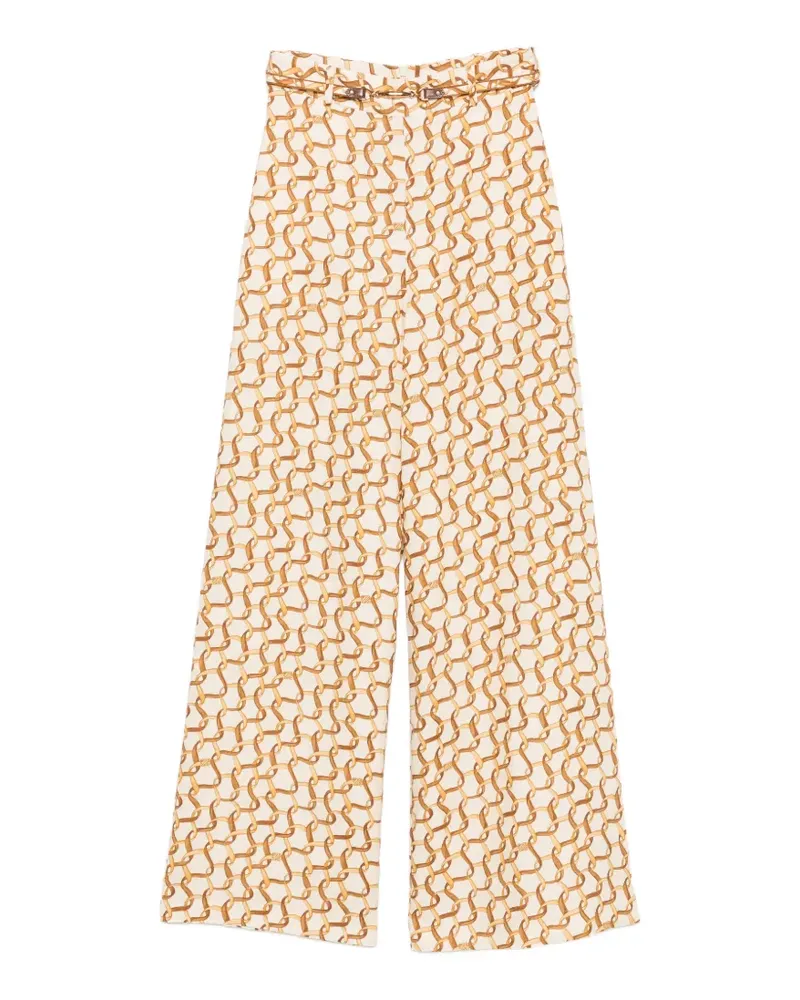 Zimmermann Hose mit Ketten-Print - Nude Nude