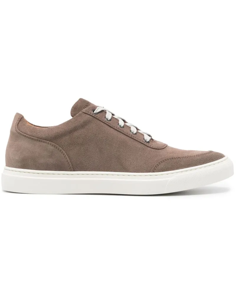 Harrys of London Nimble Sneakers aus Wildleder Braun