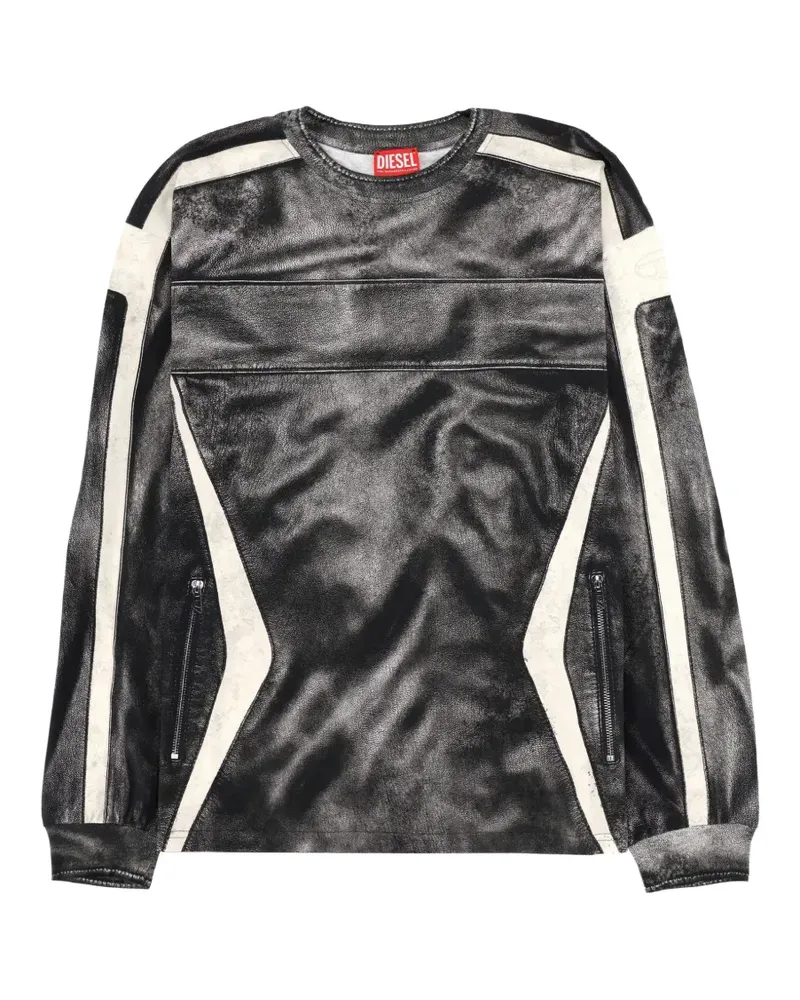 Diesel long-sleeve T-shirt - Schwarz Schwarz