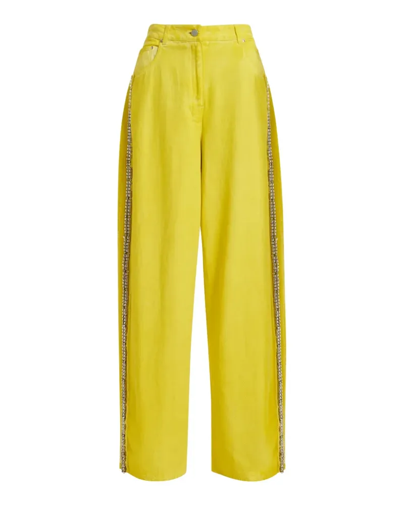 Essentiel Jeans mit Strass - Gelb Gelb