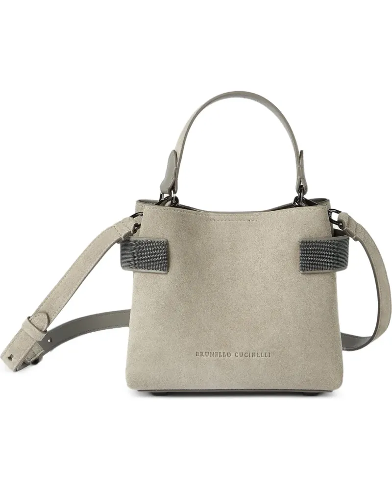 Brunello Cucinelli small Essence tote bag - Nude Nude