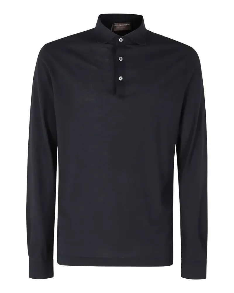 Filippo de Laurentiis long-sleeve polo shirt - Blau Blau