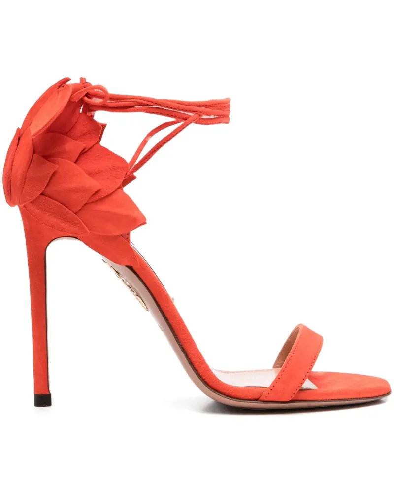 Aquazzura Hibiscus Sandalen 105mm - Rot Rot