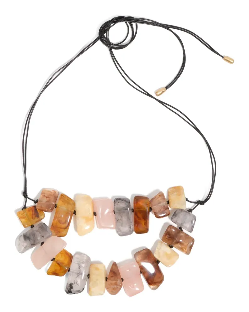 BIMBA Y LOLA Halskette mit Perlen - Rosa Rosa