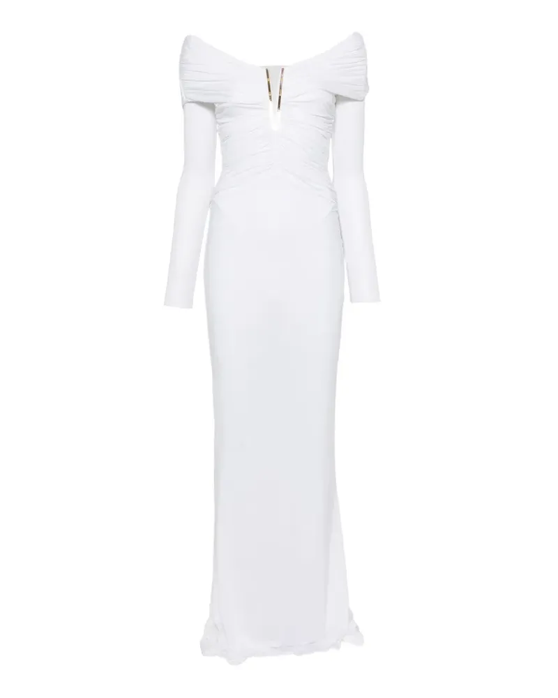 Elisabetta Franchi Schulterfreies Kleid - Nude Nude