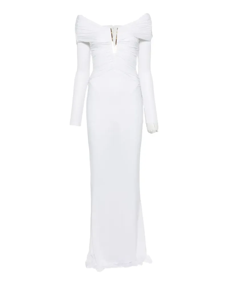 Elisabetta Franchi Schulterfreies Kleid - Nude Nude