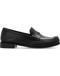 Max Mara Loafer mit Logo-Applikation Schwarz