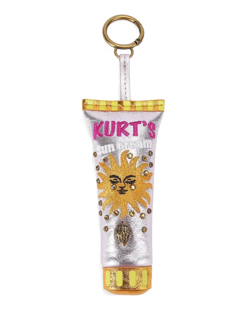 Kurt Geiger sunscreen metallic keyring - Violett Violett
