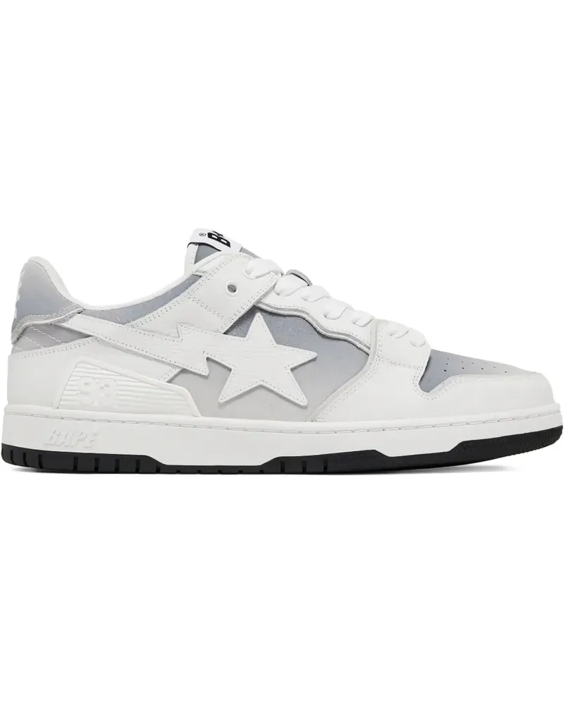BAPE Sk8 Sta star panelled sneakers - Weiß Weiß