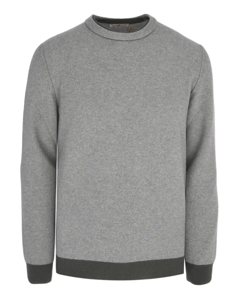 Luciano Barbera textured-knit cashmere sweater - Grau Grau