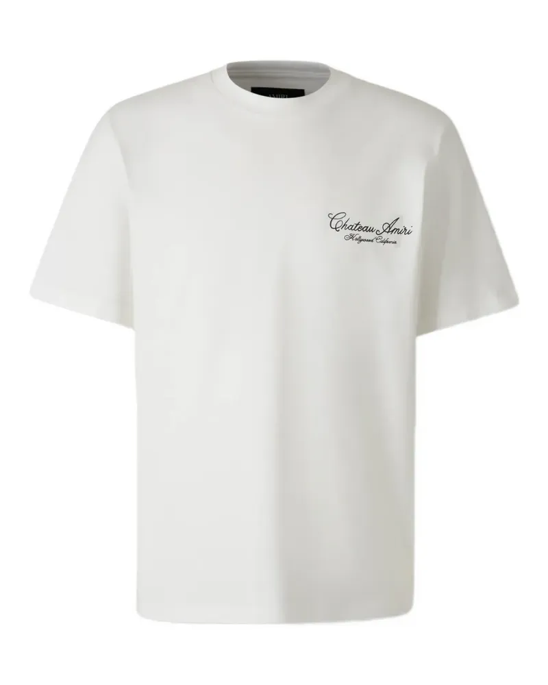 Amiri Chateau Script T-Shirt - Weiß Weiß