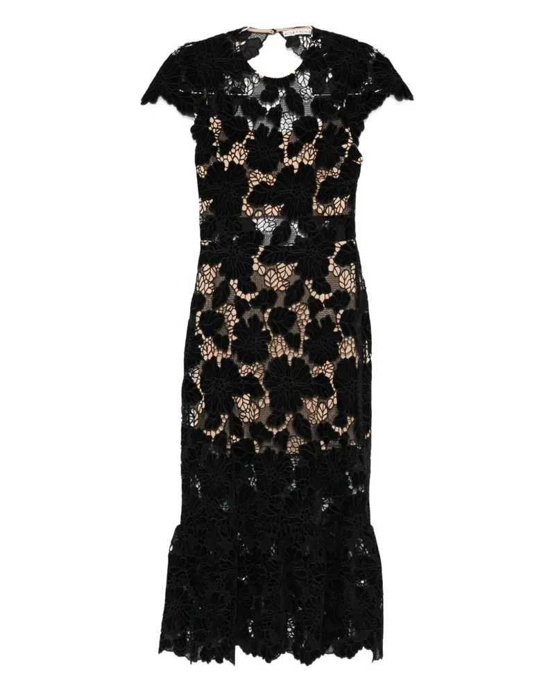 Alice + Olivia Clover midi dress - Schwarz Schwarz