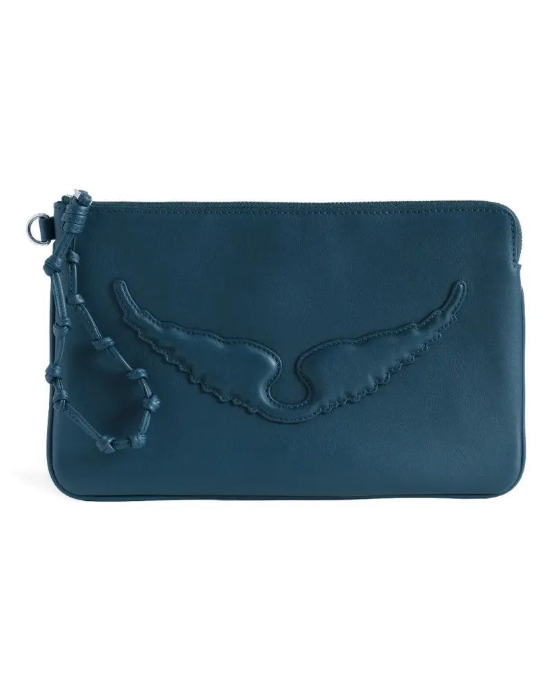 Zadig & Voltaire Angel clutch bag - Blau Blau
