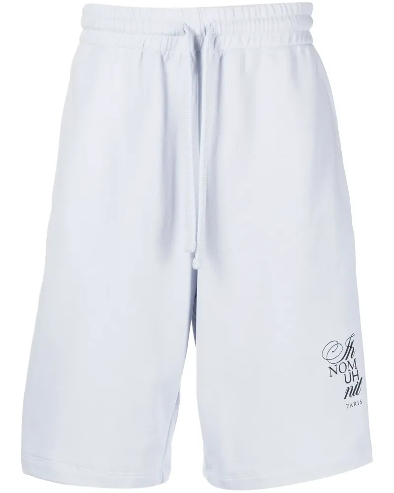 IH NOM UH NIT Joggingshorts mit Logo-Print - Violett Violett