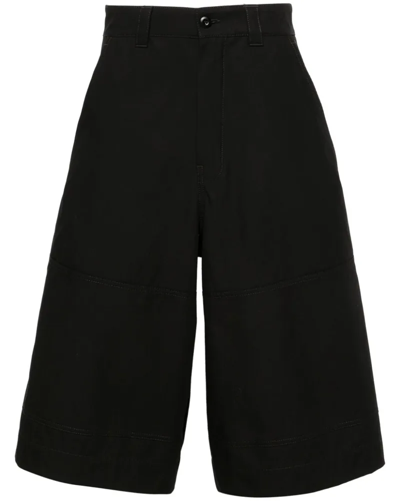 Maison Margiela Chino-Shorts mit Ziernaht - Schwarz Schwarz