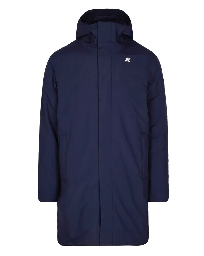 K-Way Mantel mit Kapuze - Blau Blau