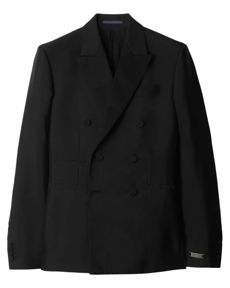 Burberry Sakko aus Wollgemisch - Schwarz Schwarz