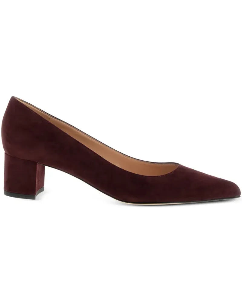 Gianvito Rossi Piper Pumps mit Blockabsatz 45mm - Braun Braun