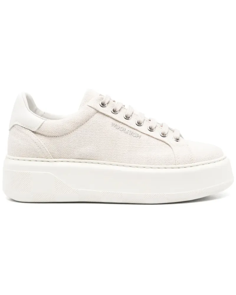 Woolrich Chunky Court Sneakers - Nude Nude
