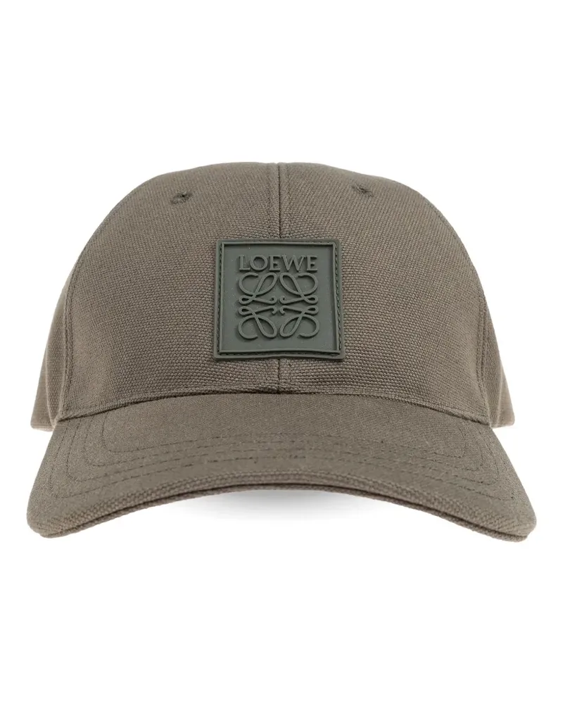 Loewe Baseballkappe mit Logo-Patch - Grün Grün